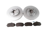 Mercedes G wagon G550 G500 front brake pads & rotors TopEuro #1704