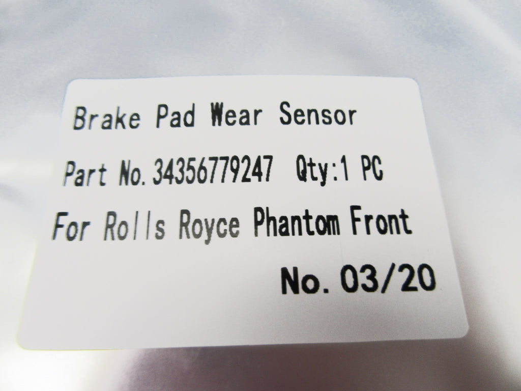Rolls Royce Phantom front brake pad wear sensor  TopEuro #386