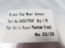 Load image into Gallery viewer, Rolls Royce Phantom front brake pad wear sensor  TopEuro #386