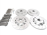 Mercedes Benz C63s C63 Amg front rear brake pads & rotors TopEuro #1616