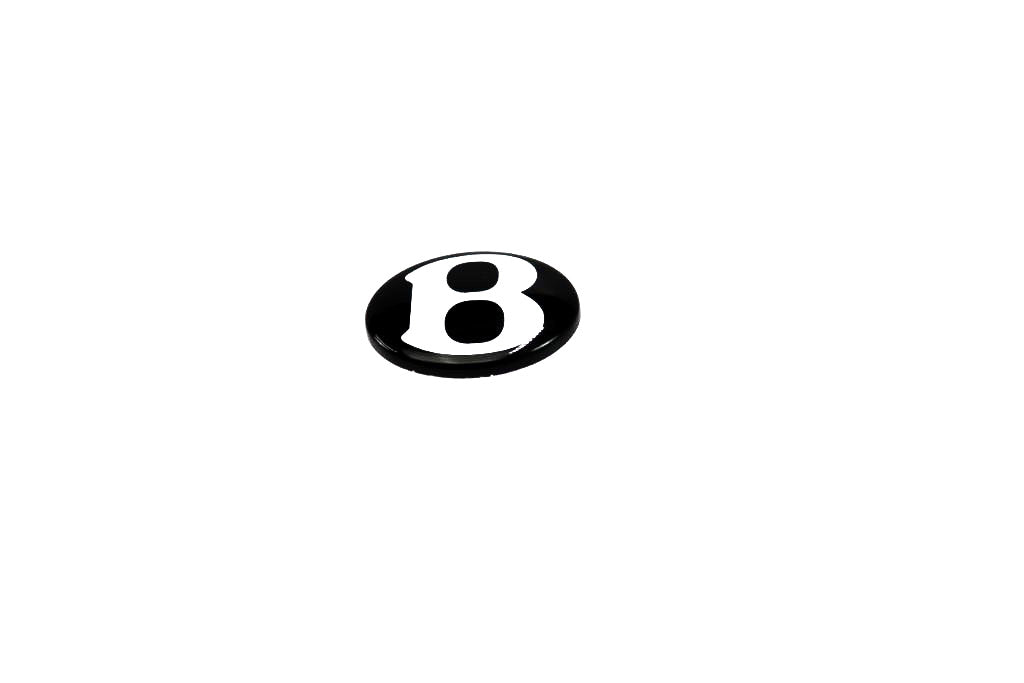 Bentley Continental GT GTc Flying Spur hood lock B emblem badge #1656