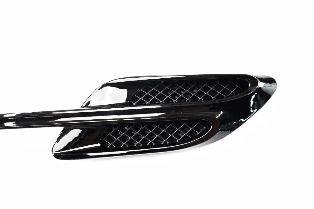 Bentley Continental Gt Gtc black right fender air vent grill 1pc #1857