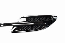 Load image into Gallery viewer, Bentley Continental Gt Gtc black right fender air vent grill 1pc #1857