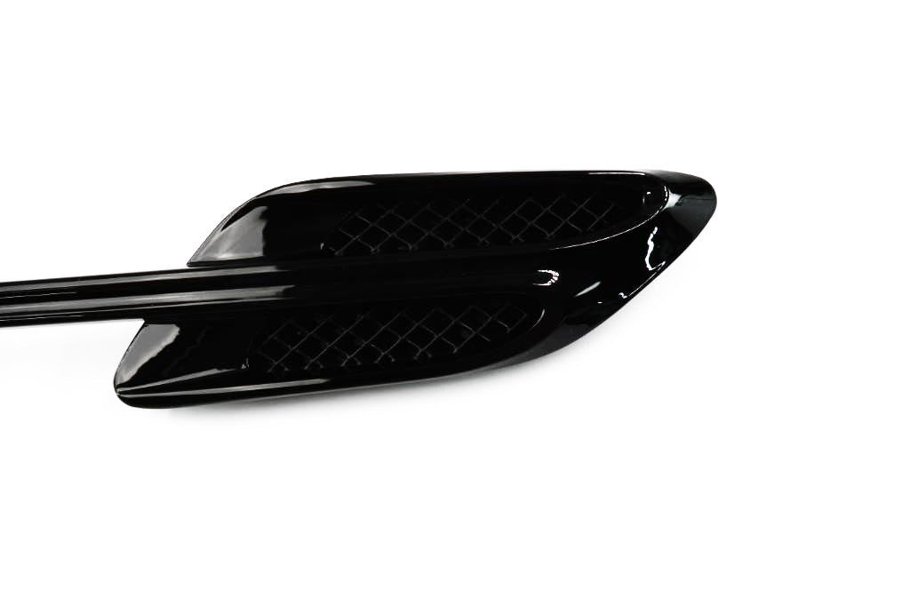 Bentley Continental Gt Gtc black left right fender air vent grill 2pcs #1873