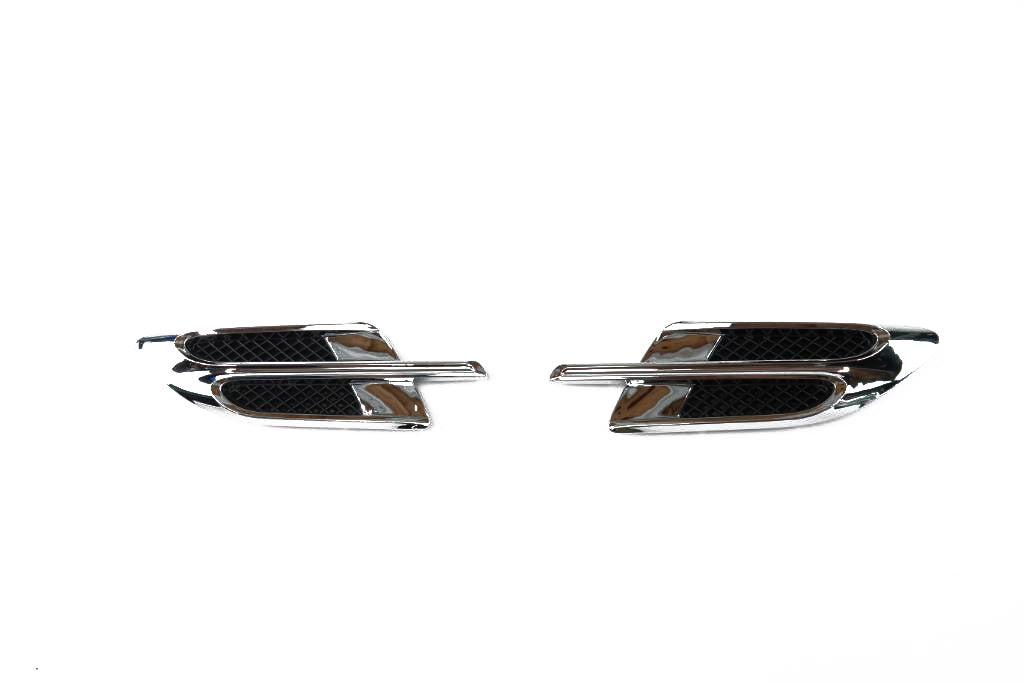 Bentley Bentayga chrome left right fender air vent grill 2pcs #1860