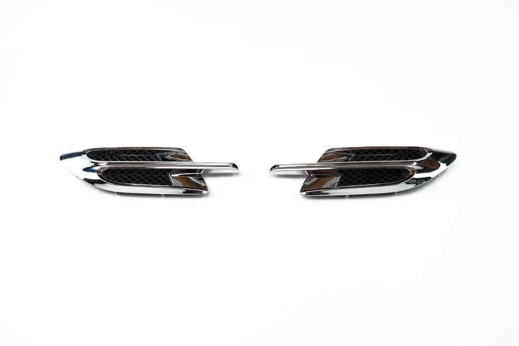 Bentley Bentayga chrome left right fender air vent grill 2pcs #1860