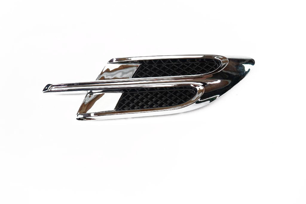 Bentley Bentayga chrome right fender air vent grill 1pc #1862