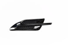 Load image into Gallery viewer, Bentley Bentayga black left right fender air vent grill 2pcs #1863