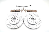 Maserati GranTurismo Quattroporte rear brake pads rotors TopEuro #1935