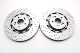 Mercedes Glc63 Gt63 Gt53 Amg front brake disc rotors 2pcs TopEuro #1957