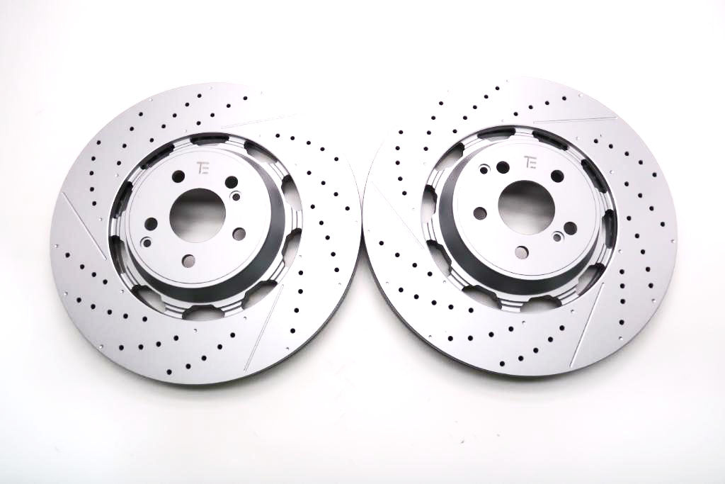 Mercedes Glc63 Gt63 Gt53 Amg front brake disc rotors 2pcs TopEuro #1957