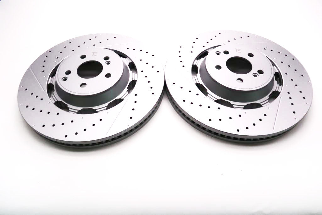 Mercedes Glc63 Gt63 Gt53 Amg front brake disc rotors 2pcs TopEuro #1957