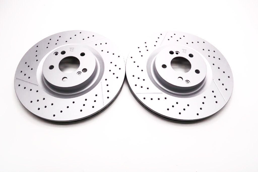 Mercedes Glc63 Gt63 Gt53 Amg rear brake disc rotors 2pc TopEuro #1960