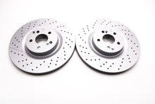 Load image into Gallery viewer, Mercedes Glc63 Gt63 Gt53 Amg rear brake disc rotors 2pc TopEuro #1960