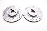 Mercedes Glc63 Gt63 Gt53 Amg rear brake disc rotors 2pc TopEuro #1960