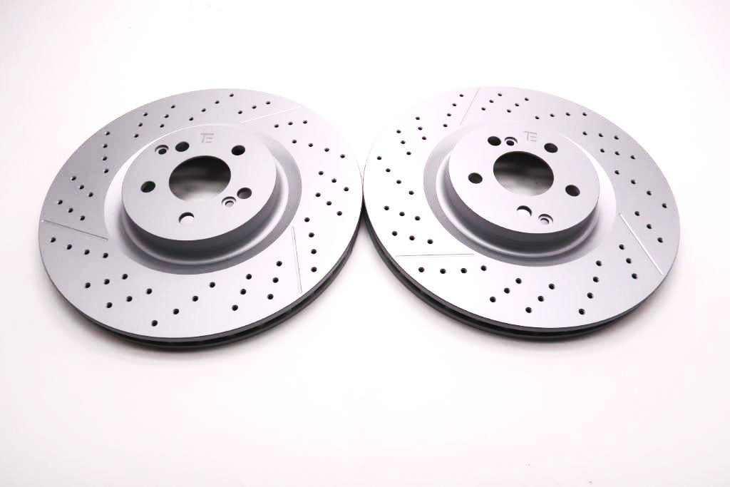 Mercedes Glc63 Gt63 Gt53 Amg rear brake disc rotors 2pc TopEuro #1960