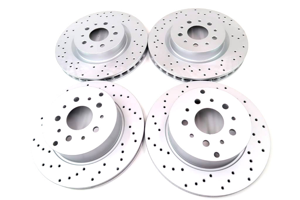 Maserati Quattroporte front rear brake pads & rotors TopEuro #1084