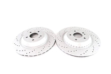 Load image into Gallery viewer, Mercedes S class S550 S550e front rear brake rotors TopEuro #1452