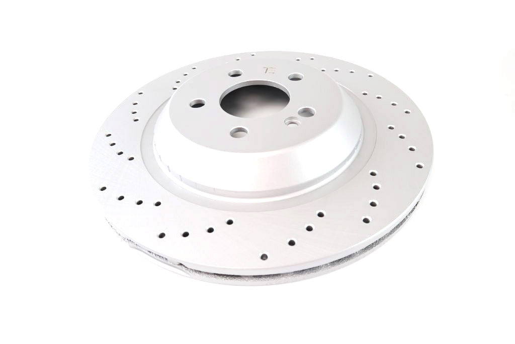 Mercedes S class S550 S550e front rear brake rotors TopEuro #1452