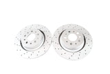 Maserati Ghibli Base rear brakes & drilled upgrated rotors #1436