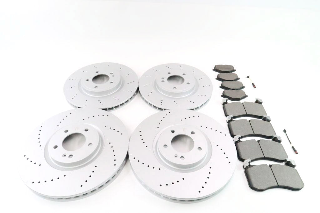 Mercedes G63 Amg front & rear brake pads and rotors TopEuro #1353